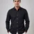 BLACK RD350 REGULAR FIT PLAIN SHIRT