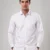 WHITE RD350 REGULAR FIT PLAIN SHIRT