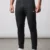 BLACK REGULAR FIT PLAIN JOGGERS