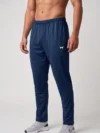 NAVY BLUE REGULAR FIT PLAIN JOGGERS