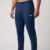 NAVY BLUE REGULAR FIT PLAIN JOGGERS