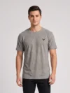 GREY REGULAR FIT PLAIN T-SHIRT