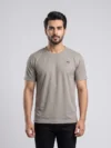 GREY REGULAR FIT PLAIN T-SHIRT