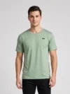 MINT GREEN REGULAR FIT PLAIN T-SHIRT