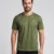 OLIVE GREEN REGULAR FIT PLAIN T-SHIRT
