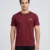 MAROON REGULAR FIT PLAIN T-SHIRT