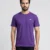 PURPLE REGULAR FIT PLAIN T-SHIRT