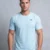 LIGHT BLUE REGULAR FIT PLAIN T-SHIRT