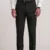 BLACK REGULAR FIT PLAIN TROUSER