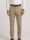 BIEGE REGULAR FIT PLAIN TROUSER