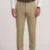 BIEGE REGULAR FIT PLAIN TROUSER