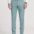 SAGE GREEN REGULAR FIT PLAIN TROUSER