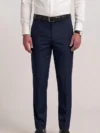 DARK BLUE REGULAR FIT PLAIN TROUSER