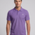 PURPLE REGULAR FIT SOLID POLOS