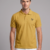 MUSTARD YELLOW REGULAR FIT SOLID POLOS
