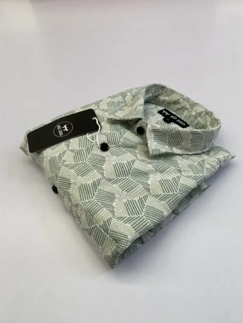 RD350 printed shirts for men featuring stylish patterns, regular fit comfort, breathable fabric, and versatile casual to smart-casual wear.